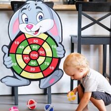 17''Sports Toys Fabric Dart Board Set Kid Ball Target Game Children Security Toy