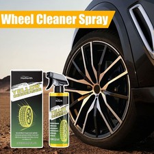 120ml Car Wheel Cleaner Spray Kit Tire Rim Stain Rust Remover Polish Repair Tool