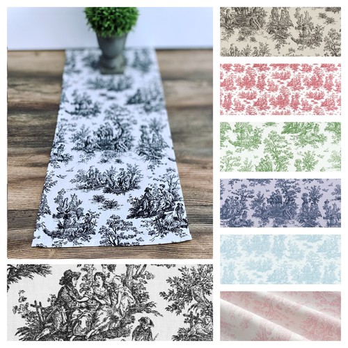 Toile table runner french - toile,