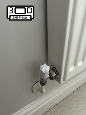 8 x Radiator Valve Caps White - Great Quality - Nice Fit - Unique - All Star