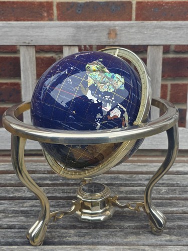 Inch globe brass - globe, on