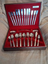 Oneida Danish Fling  Cutlery.  62 Piece Canteen.  Good Condition