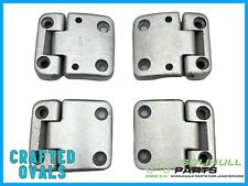 Front Door Hinge Set for Land Rover Defender 90 110 130 ZINC COATED Td5 Style