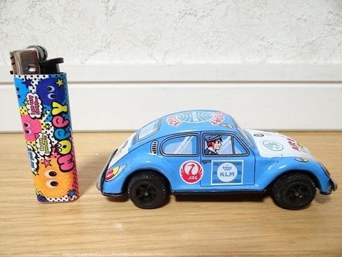 Vintage japanese tin toy car - tin,