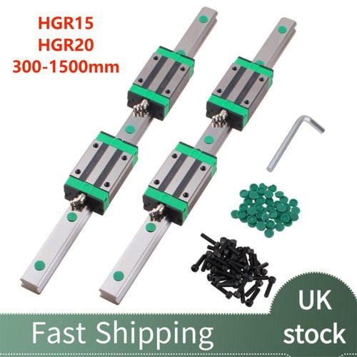 Linear guide rail hgr15 - 2x,