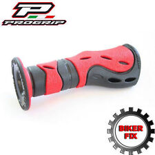 FITS YAMAHA NEOS AEROX GRIPS PROGRIP GEL GRIP RED / BLACK PG733