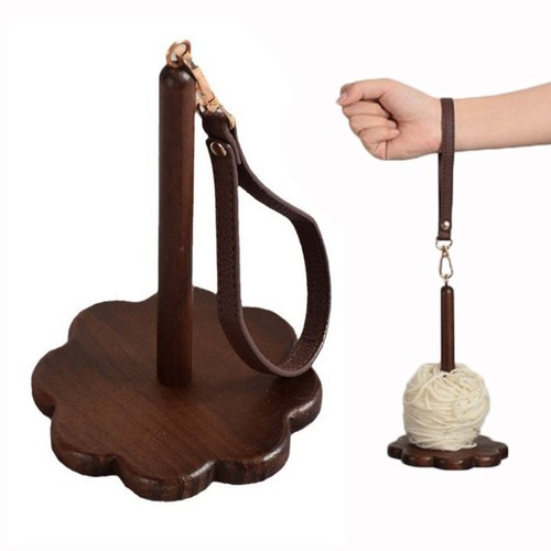 Wool ball yarn spinning holder - wool,