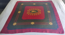 BURBERRY Vintage Silk Twill Scarf - Laurel Wreath - Multicoloured - 85 x 85 cm