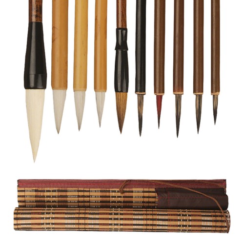 Chinese calligraphy brush - calligraphy, set