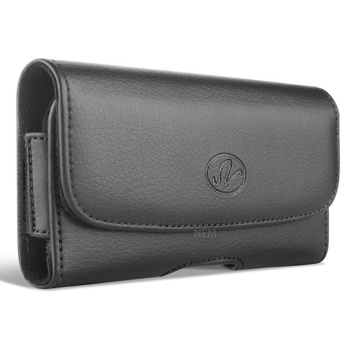 Wider horizontal leather pouch - horizontal,