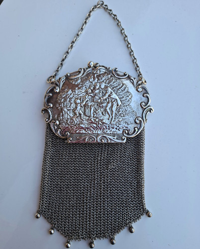 Antique sterling silver mesh - antique,