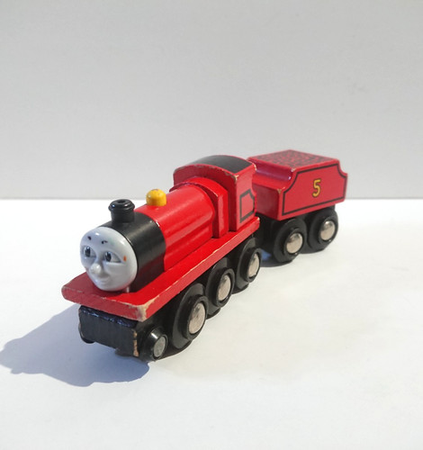 Thomas wooden railway train - thomas,