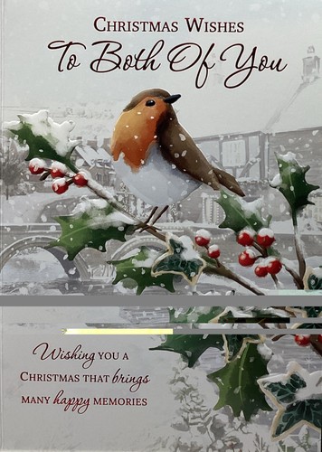 Both you christmas - both, card