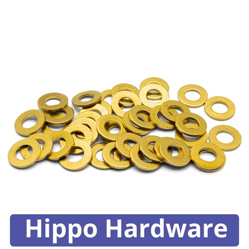 Solid brass form washers - form, a