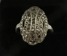 Sterling silver & marcasite