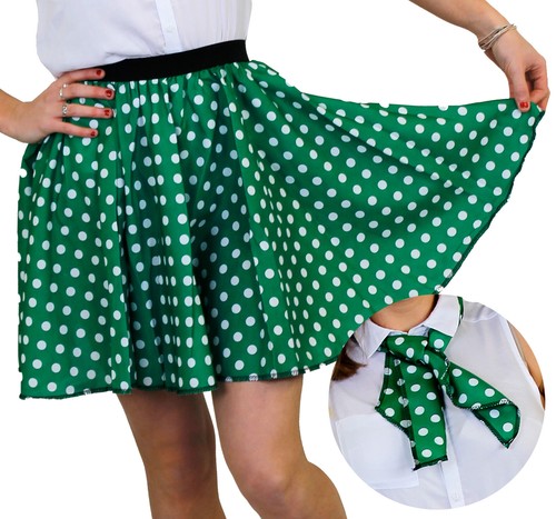 Polka dot skirt scarf - dot, &