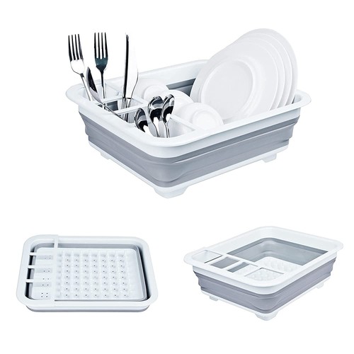 Large white collapsible dish - collapsible,