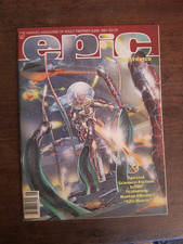 Epic Illustrated #6 - Marvel fantasy magazine - Jim Starlin -  Neal Adams cover