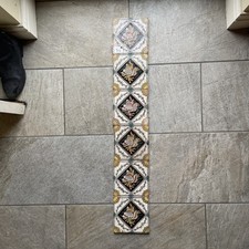 6 Vintage Ceramic  Tiles Shell Decorative Splash back Wall Art 6” x 6” ( 