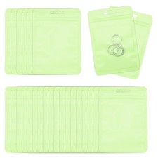 100 Pcs Anti Tarnish Jewelry Bags Pouch, 5.12 x 3.35 Inch, Yellow