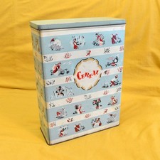 VINTAGE 1950s WORCESTER WARE CEREAL TIN Mid Century Design
