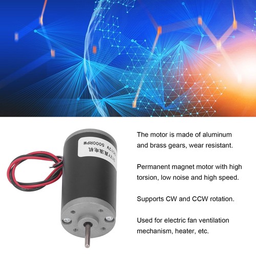 Permanent magnet motor - permanent, dc