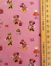 Minnie Mouse fabric UK 100%