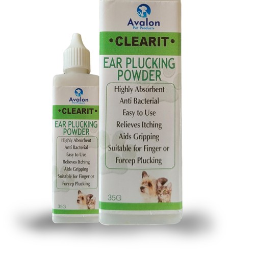 Clearit dog ear hair plucking - dog,
