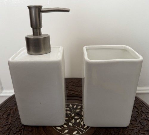 White ceramic block shaped