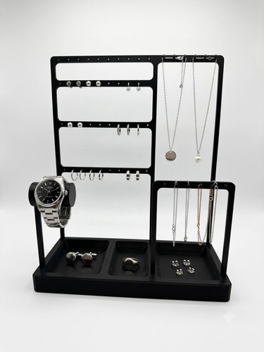 Black jewelry organizer - jewelry,