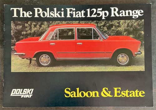 Polski fiat 125p saloon - saloon, &