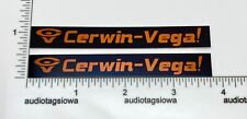 Cerwin Vega AT-15 Speaker Badge Emblem Custom Made Aluminum AT-8 AT-10 AT-12