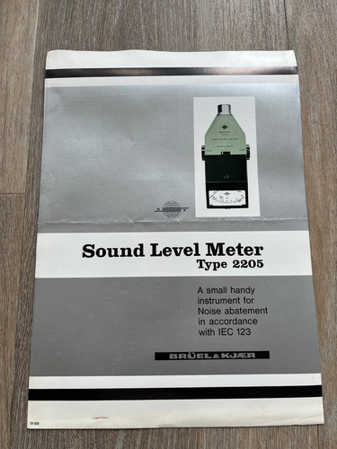 1960s 70s sound level - sound,