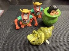 The Jungle Book - Kaa - Mowgli - King Louie x 2- McDonalds Happy Meal Toys