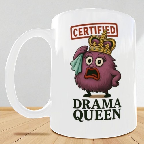 Drama queen mug for women - queen,
