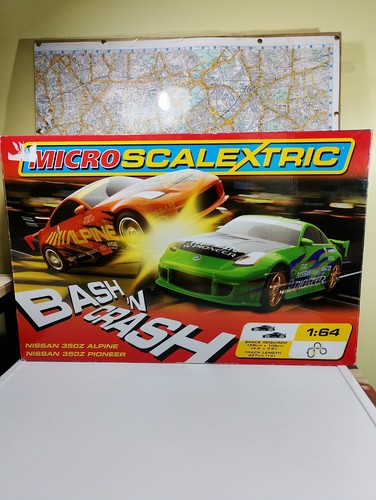 Micro scalextric set - micro, bash