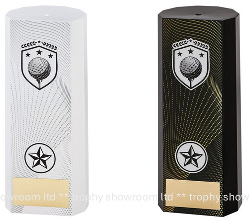 Golf trophy award black - trophy,