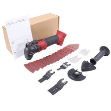 New 6 Speed For Milwaukee M18 18V Battery Brushless Oscillating Multi Tool+LED