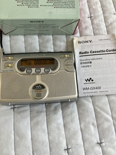 Sony walkman gx400 radio - walkman, wm-gx400