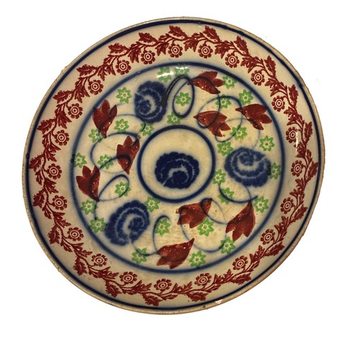 Antique 19th spongeware - antique,