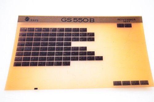 Oem suzuki 550b - suzuki, gs