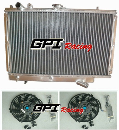 Aluminum radiator for mazda - aluminum,