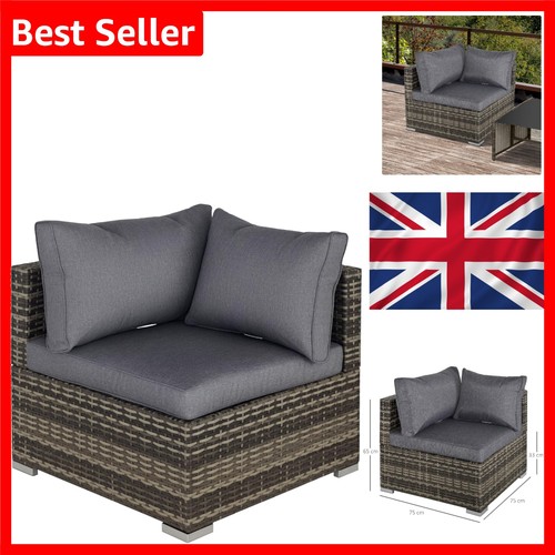 Outdoor rattan corner sofa - pe,