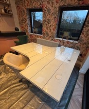 Large Wood desk, workstation