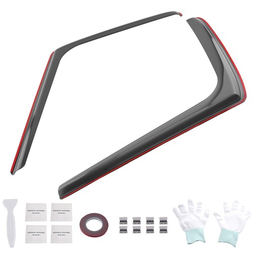 Rain visor wind - deflector, for