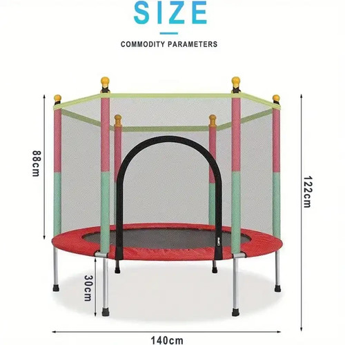 Trampoline with safety - ft,
