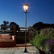 2m Solar LED Victorian Lamp Post Garden Lighting Traditional Outdoor Light Large
