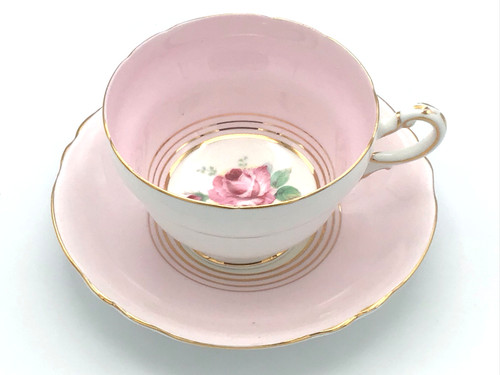 Paragon rose teacup saucer - teacup, &