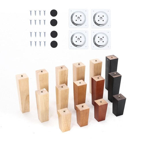 4pcs 20cm wooden - 4pcs, 10/16/20cm