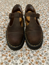 Dr Martens Bethan Arc Crazy Horse Platform Mary Jane